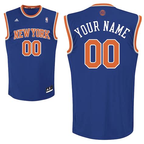 adidas new york knicks custom replica road jersey